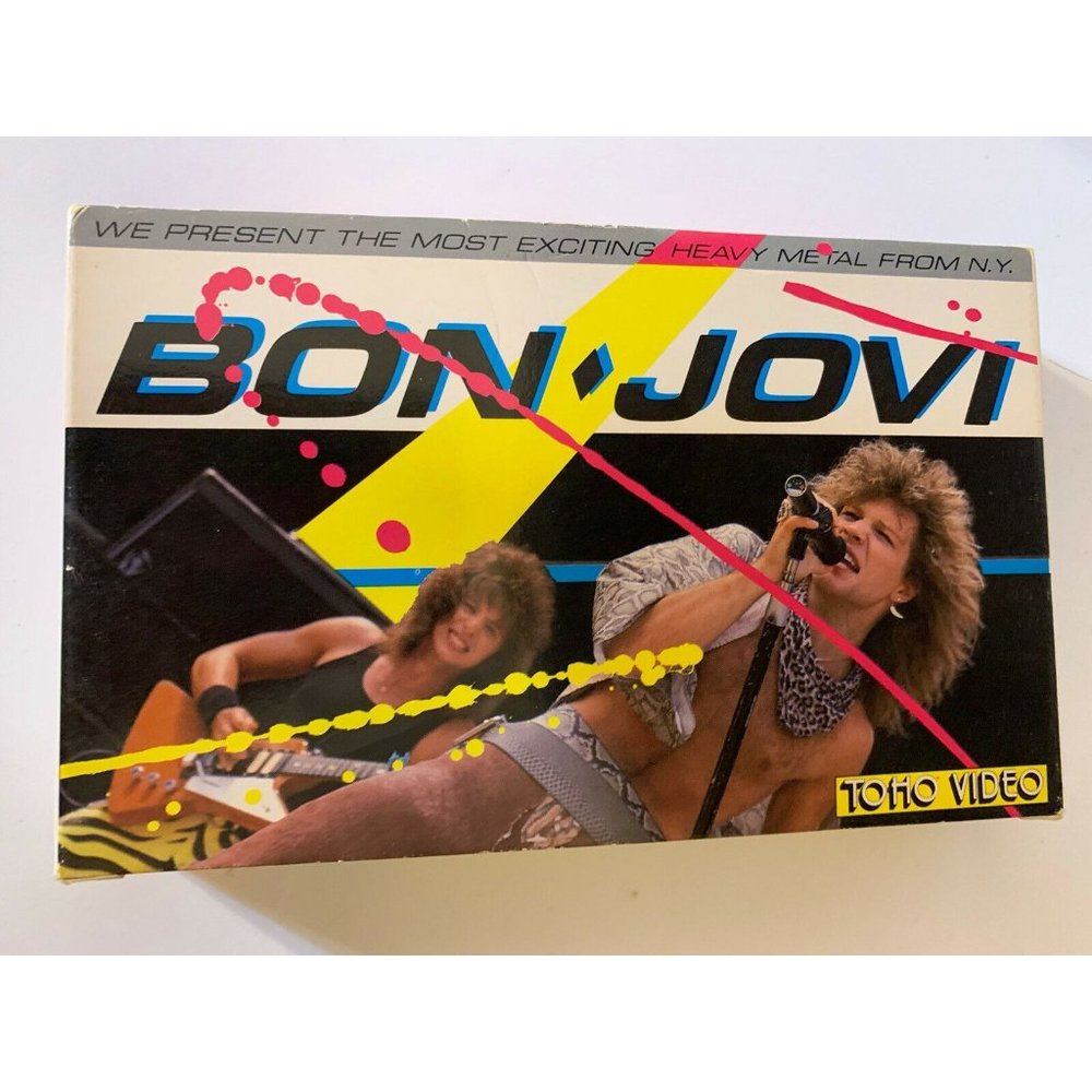 Vintage Bon Jovi BETA Tape-Not VHS Rare‎
